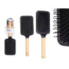 BROSSE À CHEVEUX CARRÉE MANCHE BOIS 