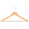 SET 3 WOODEN NATURAL HANGERS