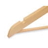 SET 3 WOODEN NATURAL HANGERS