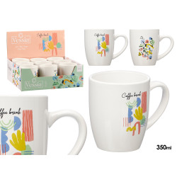 PORCELAIN MUG COFFEE BREAK ASSORTED 2 350ML