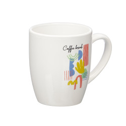TASSE PORCELAINE COFFEE BREAK ASSORT 2 350ML