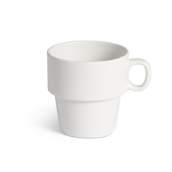 CANECA PEQ ALMOÇO PORCELANA EMPILH BRANCO 36CL 