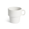 TASSE PETIT DJEUNER PORCELAINE EMPILABL BLANC 36CL