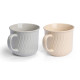 TASSE PETIT DÉJEUNER ASSORT 2 COUL CLAIRES 450ML