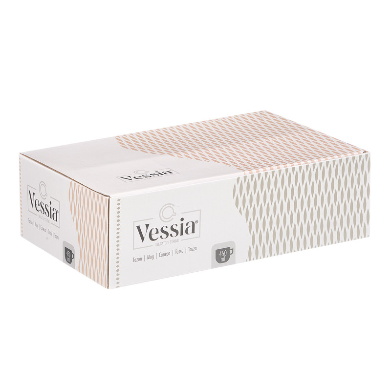 BREAKFAST MUG ASSORTED 2 LIGHT COLOURS 450ML