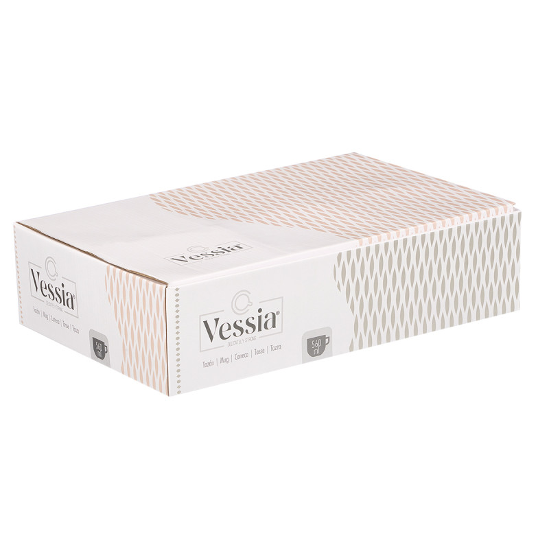 BREAKFAST MUG ASSORTED 2 LIGHT COLOURS 600ML