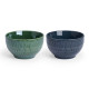 BREAKFAST BOWL ASSORTED 2 DARK COLOURS 650ML