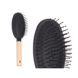 CEPILLO CABELLO OVALADO MANGO MADERA