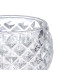 GLASS RHOMBUS CANDLE HOLDER SMALL