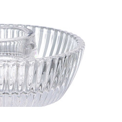 BOL PORTE-BOUGIE EN VERRE