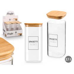 BARATTOLO BOROSILICA TAPPO BAMNBU SPAGHETTI 2,1L