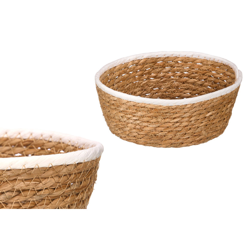 ROUND 20CM WHITE BASKET