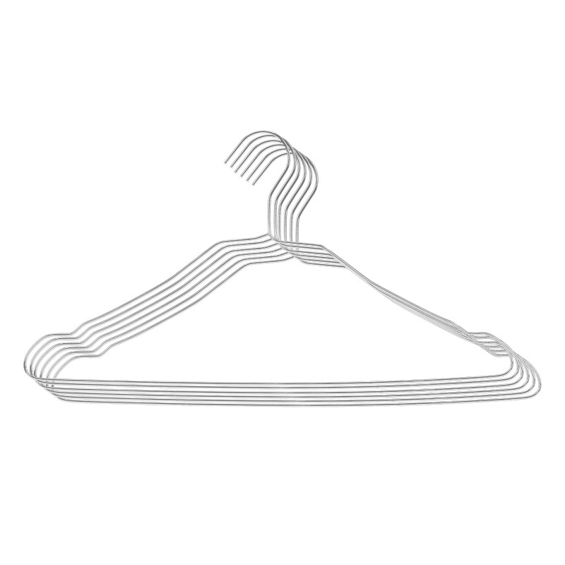 SET 6 METAL HANGERS
