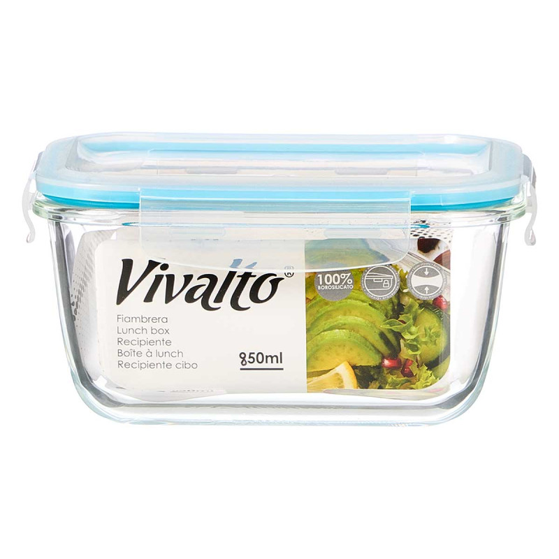 FIAMBRERA BOROSILICATO HERMETICA 850ML