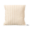ALMOFADA RISCAS PONTO CREME 45X45CM