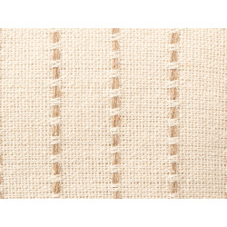 COUSSIN RAYURES POINT CRÈME 45X45CM