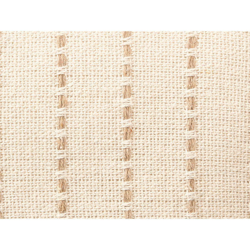 CREAM STRIPED KNIT CUSHION 45X45CM