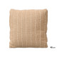 COUSSIN RAYURES POINT BEIGE 45X45CM