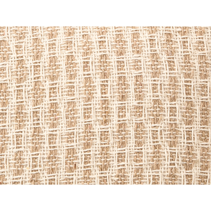 COJIN ENTRELAZADO CREMA 45X45CM