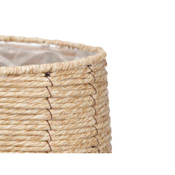 LIGHT FLOWER POT WITH LEGS 57CM