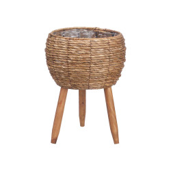 JARDINIÈRE FONCÉE AVEC PIEDS 36CM