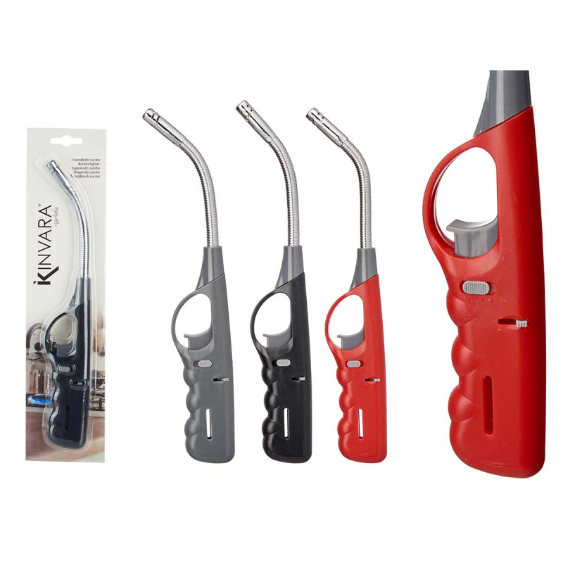 ACCENDI SIGARI FLES ASS 3 NERO GRIGIO ROSSO