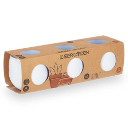 CONJ 3 VASOS RESERVA AGUA 9,5 CM BRANCO