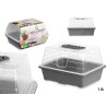 PLASTIC GREENHOUSE WITH 1,4L WITH VENTILATION