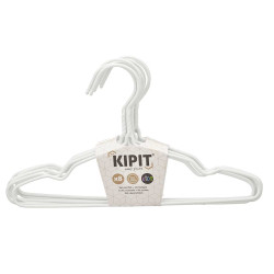 SET 8 PERCHAS INFANTIL METALICAS C SILICONA BLANCO