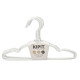 SET 8 PERCHAS INFANTIL METALICAS C SILICONA BLANCO