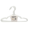 SET 8 PERCHAS INFANTIL METALICAS C SILICONA BLANCO