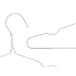 SET 8 PERCHAS INFANTIL METALICAS C SILICONA BLANCO