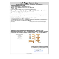 ESTANTERIA BAMBU 3 ESTANTES 