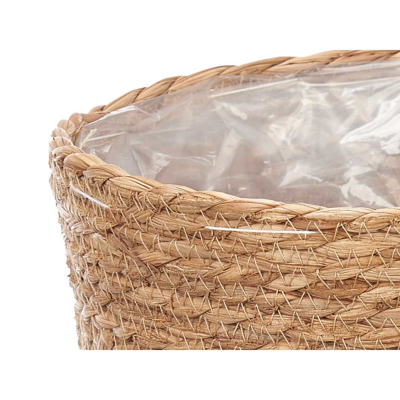 SET 3 TALL ROUND ESPARTO BASKETS 