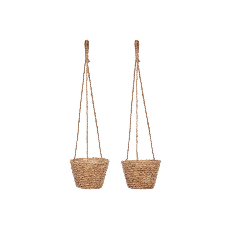 CONICAL ESPARTO HANGING POT 15CM
