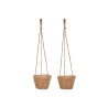 CONICAL ESPARTO HANGING POT 15CM