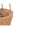 VASO PARA PENDURAR CONICO DE ESPARTO 15CM