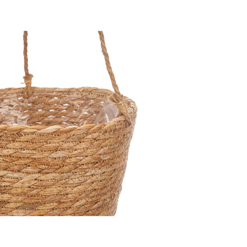 MACETA COLGANTE ESPARTO CONICA 21CM