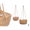 SET 3 ESPARTO HANGING POTS 
