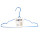 SET 6 METAL HANGERS SILICONE ASSORT 3