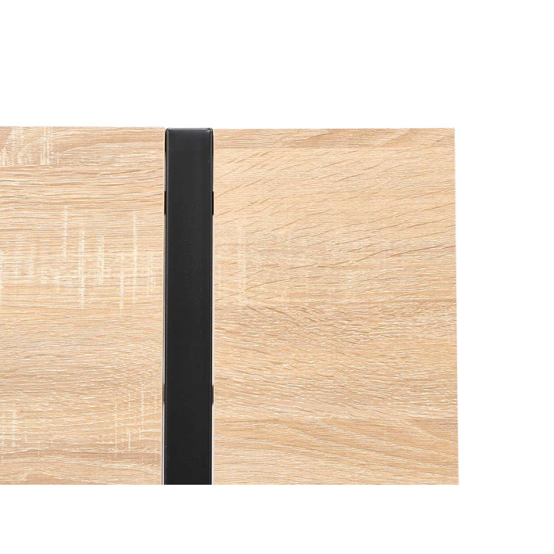 MESA ENTRADITA NATURAL PATAS NEGRAS