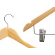 SET 2 PERCHAS MADERA C PINZA PANTALON