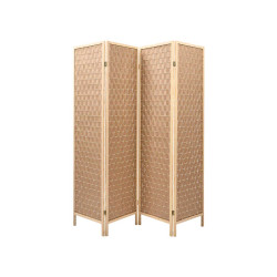 4 PANEL NATURAL COLOR ROOM DIVIDER