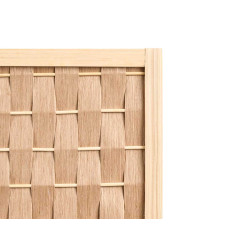 4 PANEL NATURAL COLOR ROOM DIVIDER
