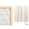 4 PANEL WHITE ROOM DIVIDER
