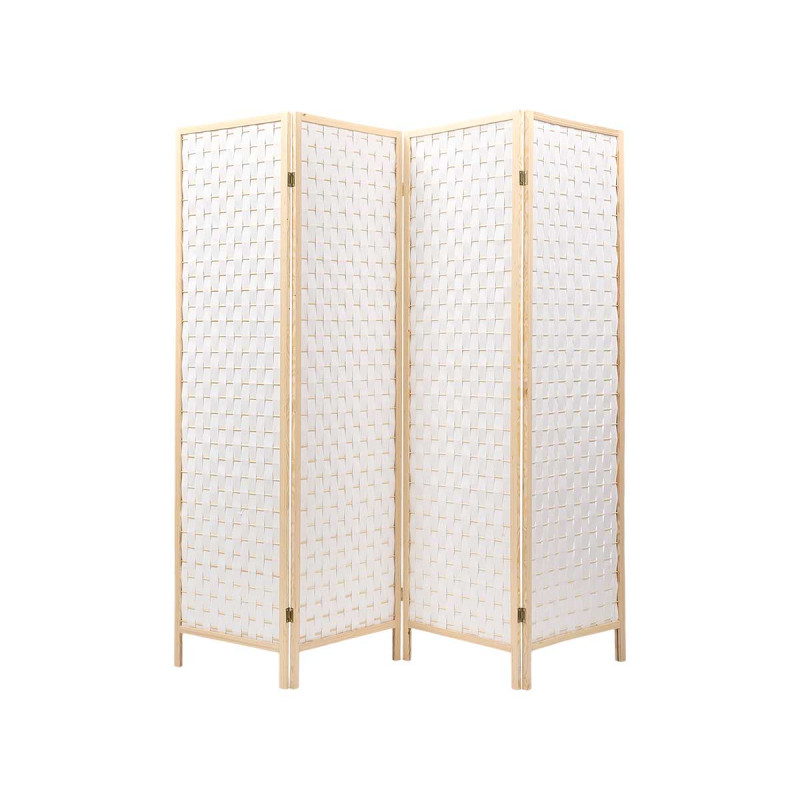 4 PANEL WHITE ROOM DIVIDER