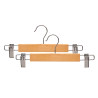 SET 3 PERCHAS MADERA C PINZA FALDA