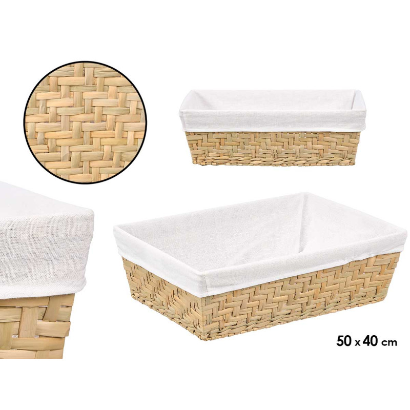 CESTA RETANGULAR 52X38CM