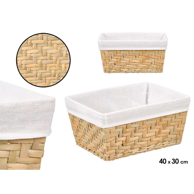 PANIER RECTANGULAIRE 38X28CM