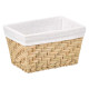 RECTANGULAR BASKET 32X22CM